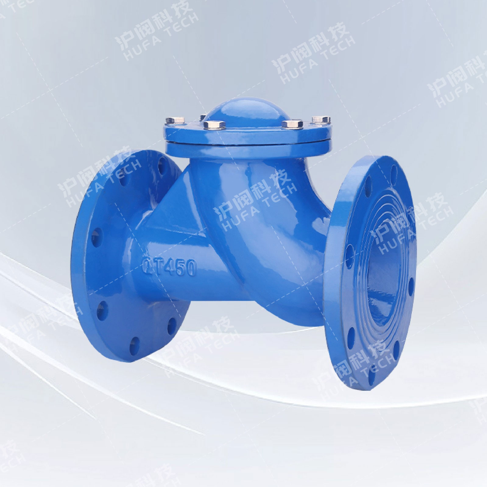 滑道滚球式止回阀