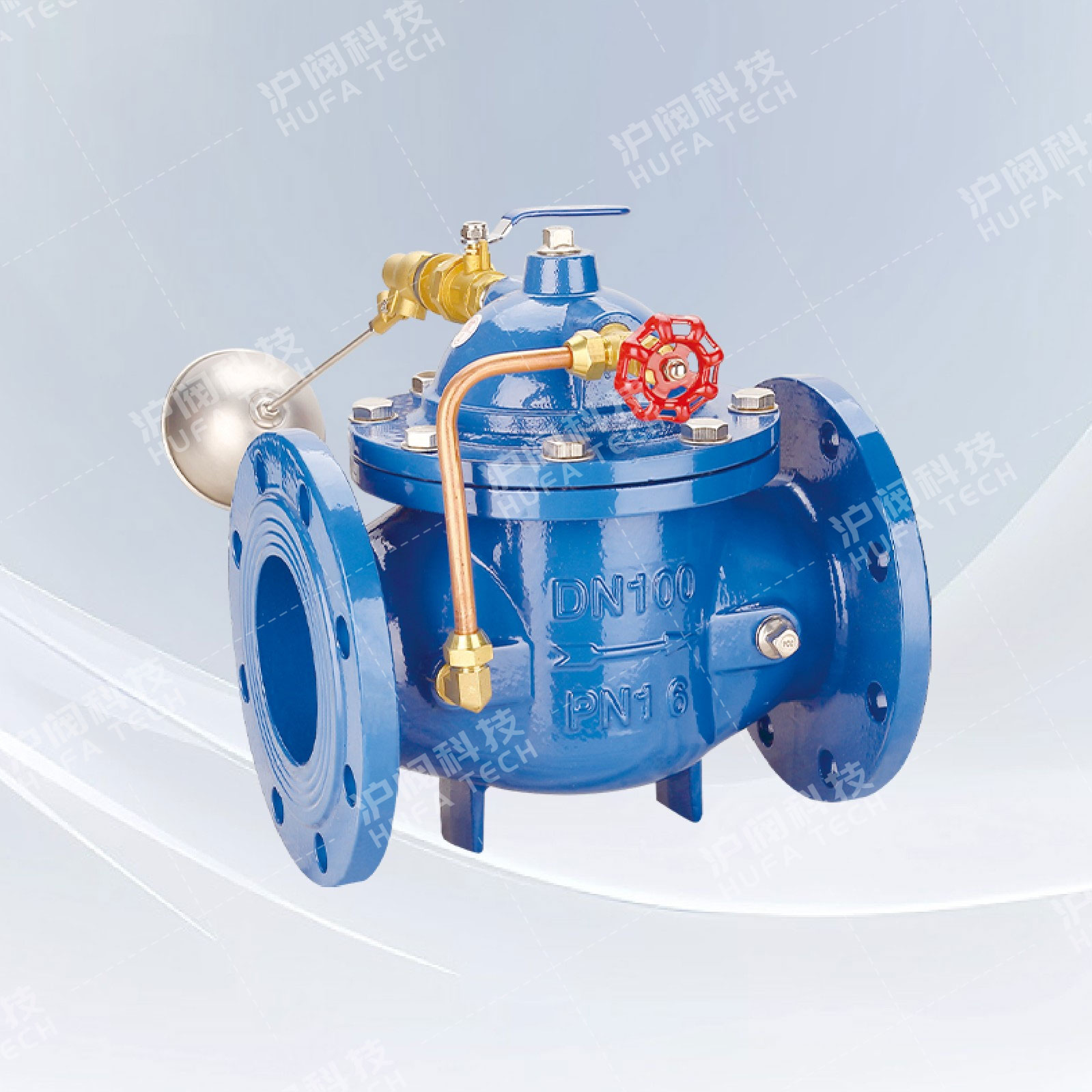 100X-隔膜式遥控浮球阀